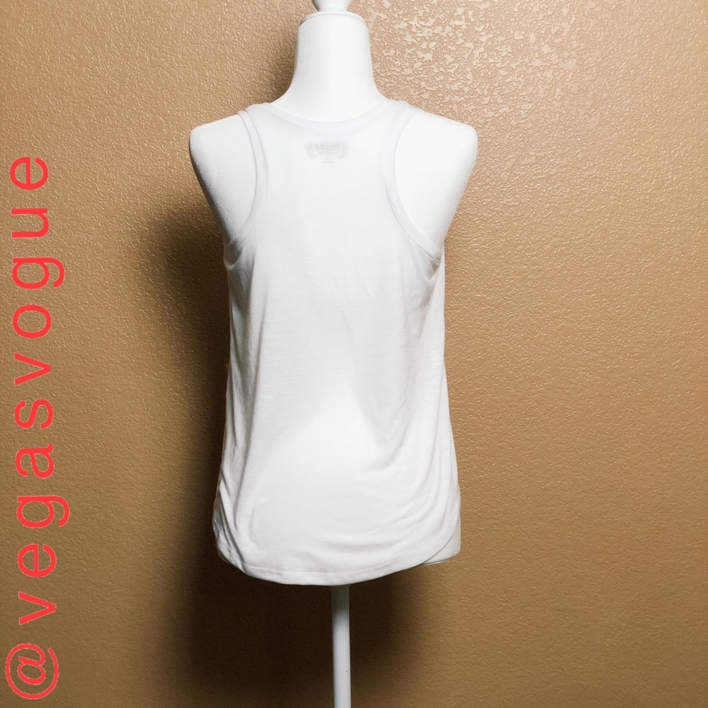 ♡ MUDD White Razorback Tank ♡ - Picture 3 of 3